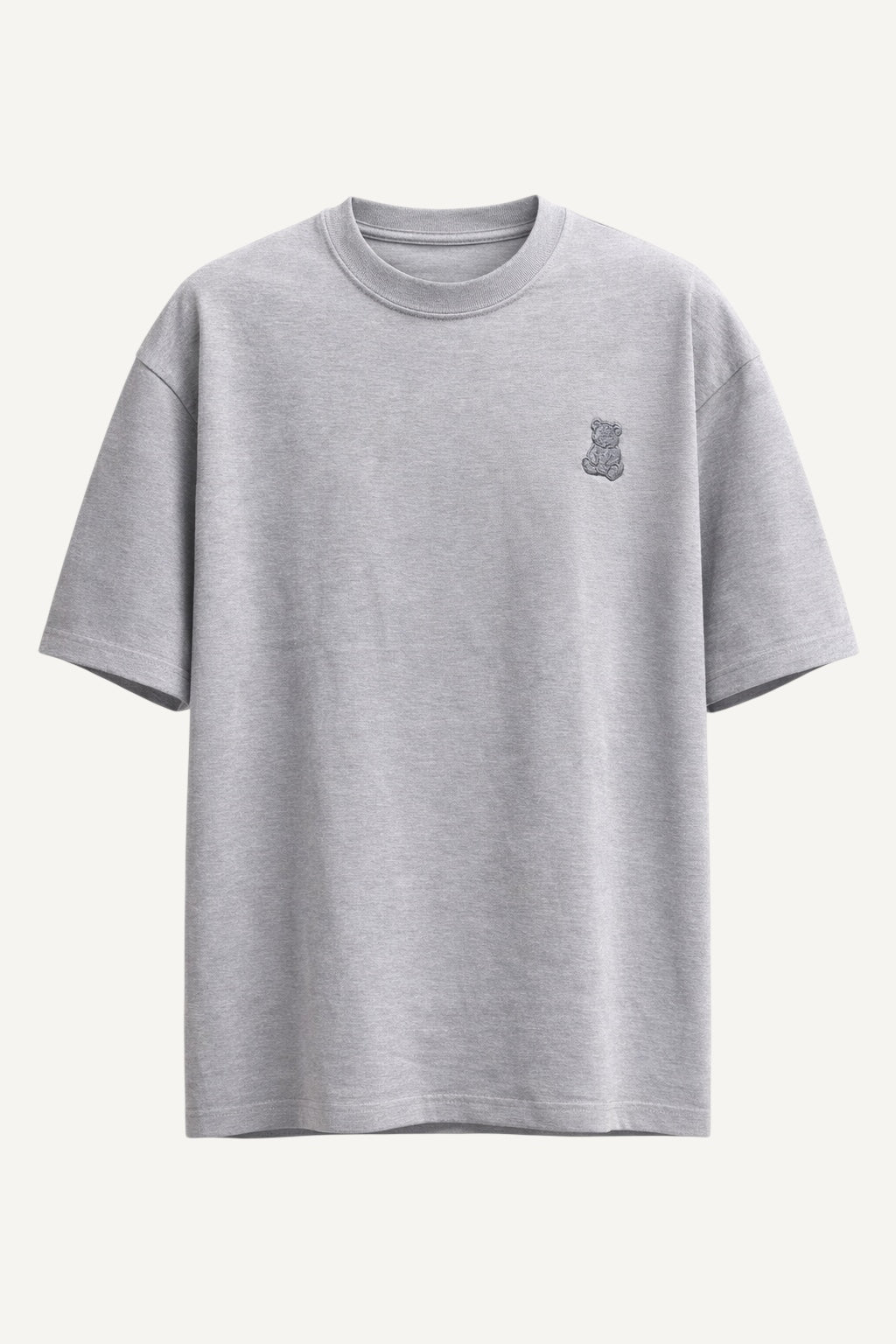 EVRLOOSE Essential Oversized Tee – Gray Bear